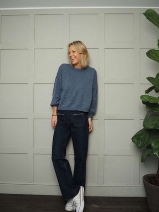 Shia Jumper with Cropped Balloon Sleeves - 7 Colours