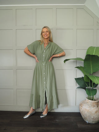 Burwash Cheesecloth Dress - 7 Colours