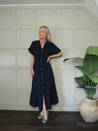 Burwash Cheesecloth Dress - 7 Colours