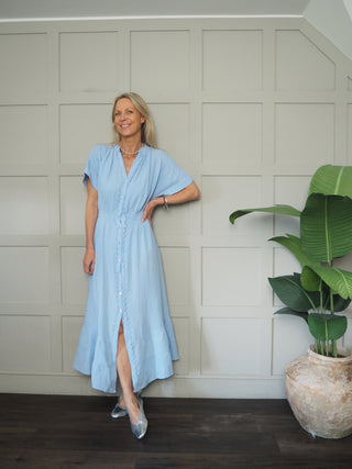 Burwash Cheesecloth Dress - 7 Colours