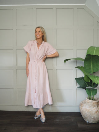 Burwash Cheesecloth Dress - 7 Colours