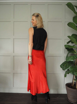 Bunty Classic Pin Stripe Waistcoat With Smart Back Bow Detail - Black