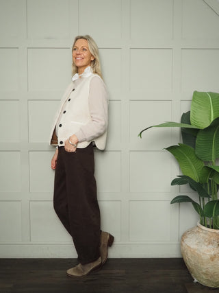 Hempstead Barrel Leg Jeans  - Chocolate, Khaki, Navy Blue