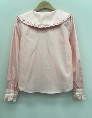 Spencer Blouse with Peter Pan Collar - Pink