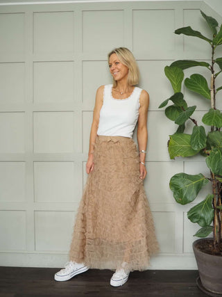 Ruffle Tulle Skirt - 7 Colours
