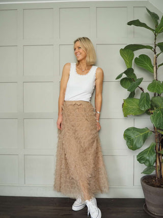 Ruffle Tulle Skirt - 7 Colours