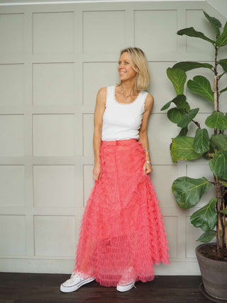 Ruffle Tulle Skirt - 7 Colours