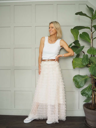 Ruffle Tulle Skirt - 7 Colours