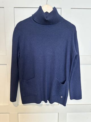 Maley Super Soft Polo Neck with Ribbing and Pockets - 6 Colours