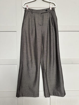 Daiko Herringbone Trousers by BYoung - Black/Brown/Grey