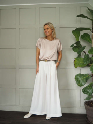 Nara Silk Mix Short Sleeved T-Shirt - 6 Colours