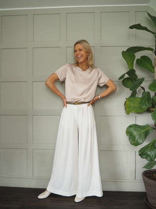 Nara Silk Mix Short Sleeved T-Shirt - 6 Colours