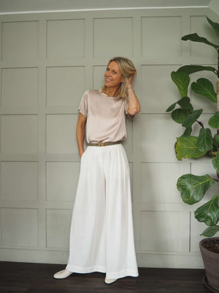 Nara Silk Mix Short Sleeved T-Shirt - 6 Colours