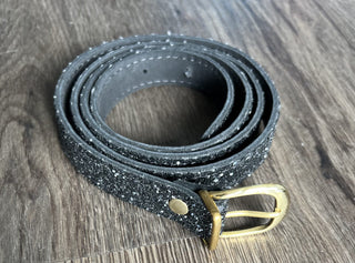 Super Sparkly Belt - Black, Gold