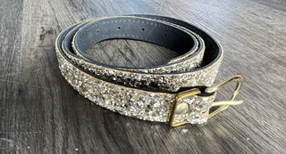 Super Sparkly Belt - Black, Gold