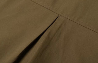 Margot Trench Coat with Detachable Hood & Tie - Khaki