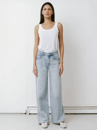 Gracie Twisted Jeans by Seventy Mochi - Austin (Light Blue)