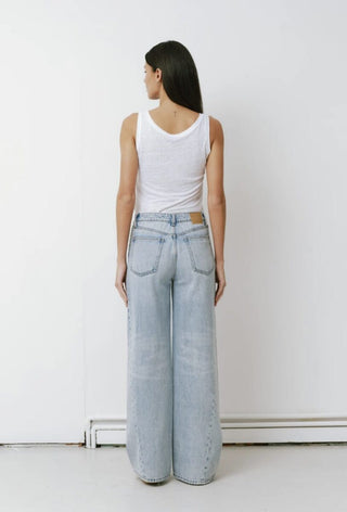 Gracie Twisted Jeans by Seventy Mochi - Austin (Light Blue)