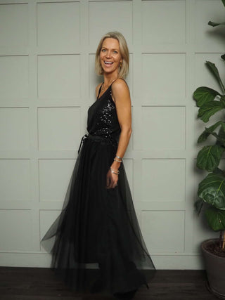 Ezzie Tulle Skirt - Black