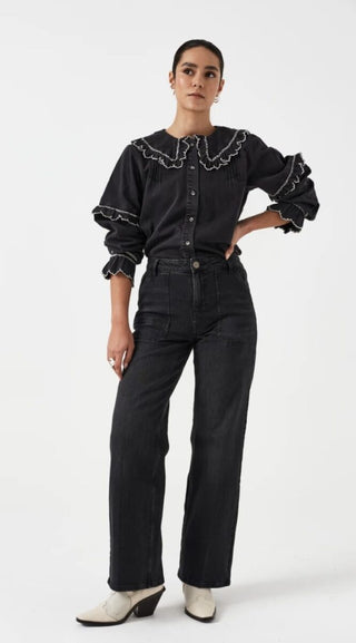 Elodie Full Length Jeans by Seventy Mochi - Pasadena Vintage and Vintage Black