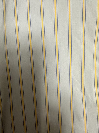 Bibi Striped Ruffle Blouse with Shirred Cuffs - Baby Blue, Mint Green, Off White and Pink Blue