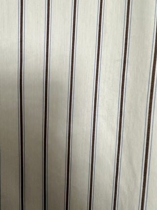 Bibi Striped Ruffle Blouse with Shirred Cuffs - Baby Blue, Mint Green, Off White and Pink Blue