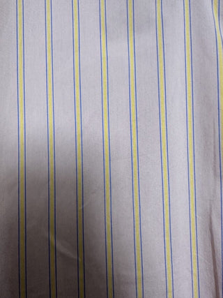 Bibi Striped Ruffle Blouse with Shirred Cuffs - Baby Blue, Mint Green, Off White and Pink Blue