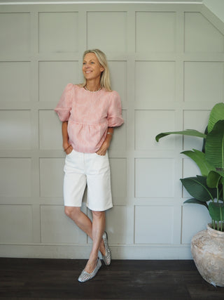 Selino Denim Bermuda Shorts by Soaked - Off White