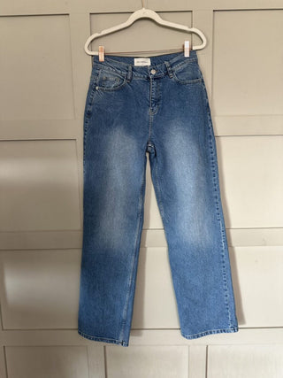 Ada Straight Leg Denim Jeans by Moss Copenhagen -Denim Blue, Grey