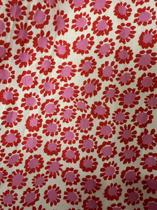 Lyna Maxi Skirt by Frnch - Cream with Pink/Red Floral Design