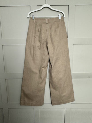 Iggy Wide Leg Jeans by Saint Tropez - Biscuit