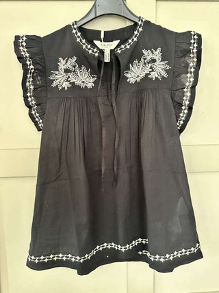 Soffyns Cropped Trousers by Part Two - Black, White