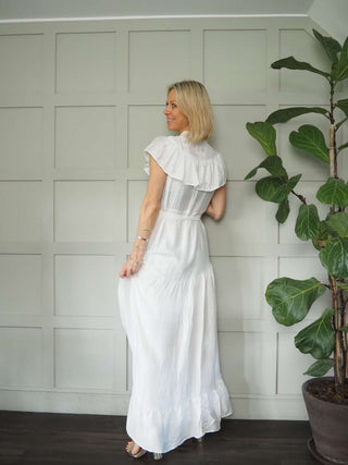 Morello Sleeveless Maxi Dress - Black, Khaki, Off White, Red