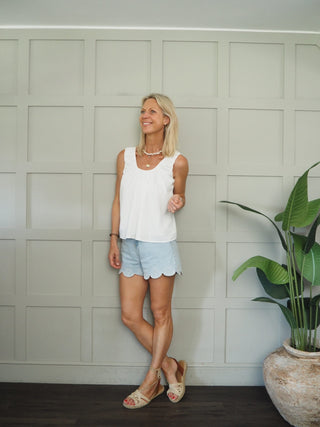 Zelana Camisole/Vest Top by mbyM - Off White