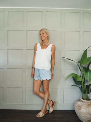 Zelana Camisole/Vest Top by mbyM - Off White