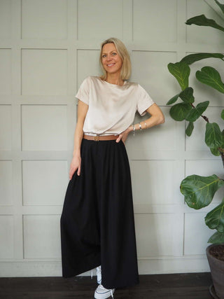 Nara Silk Mix Short Sleeved T-Shirt - 6 Colours