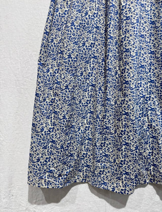 Livvy Floral Sundress - Blue/Off White