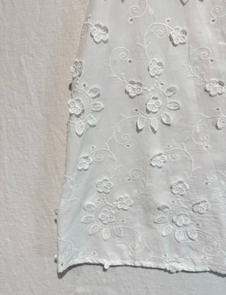 Naomi Textured Short Sleeve Blouse - White