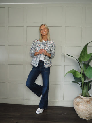 Harry Lightweight Quilted Jacket - Khaki, Navy Blue, Royal Blue, Rusty Red