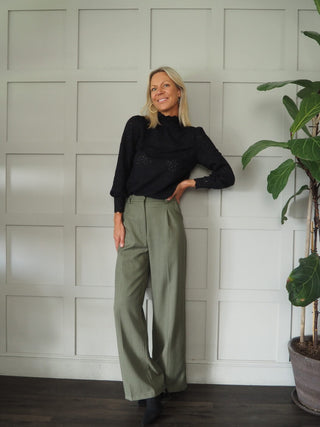 Witt Classic Tailored Trousers with High Waist &amp; Pleated Front - 5 Colours