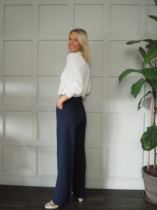 Witt Classic Tailored Trousers with High Waist &amp; Pleated Front - 5 Colours