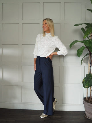 Witt Classic Tailored Trousers with High Waist &amp; Pleated Front - 5 Colours