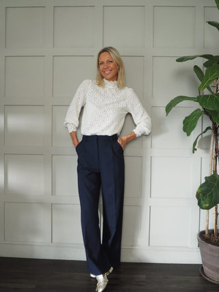 Witt Classic Tailored Trousers with High Waist &amp; Pleated Front - 5 Colours