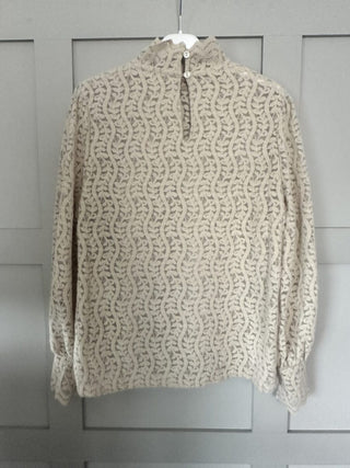 Phipps Long Sleeve Blouse - Black, Off White