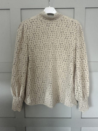 Phipps Long Sleeve Blouse - Black, Off White