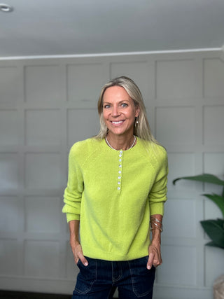 Joey Button Front Jumper - 12 Colours