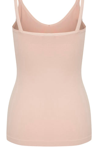 Hydda Soft, Stretch Vest with V Neckline by Part Two - Black, Cream, Pink