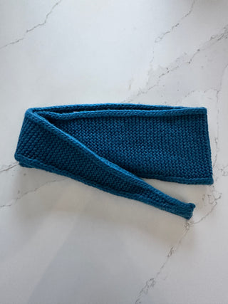 Frenchie Cashmere Mix Knitted Mini Scarf - 16 Colours