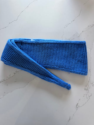 Frenchie Cashmere Mix Knitted Mini Scarf - 16 Colours