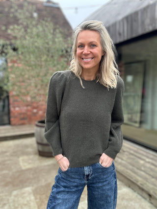 Padam Super Soft, Puff Shoulder Round Neck Jumper, Best Seller - 14 Colours